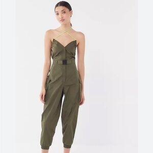 Urban Outfitters Cameron Nylon Belted Halter
Jumpsuit